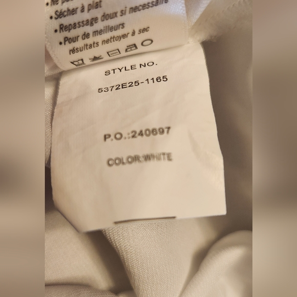 Paige Dijon Surplice White Bodysuit Size Small - Picture 10 of 14